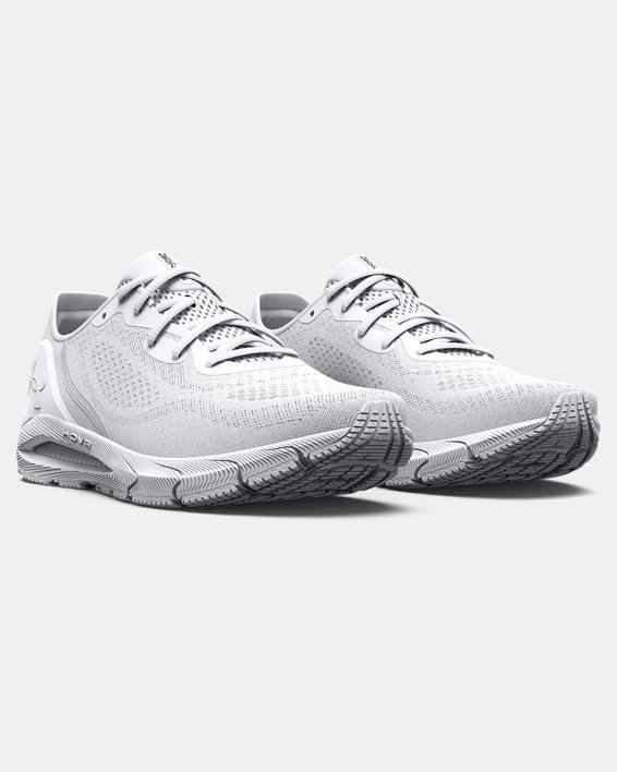 Women's UA HOVR™ Sonic 5 Running Shoes in White image number 3